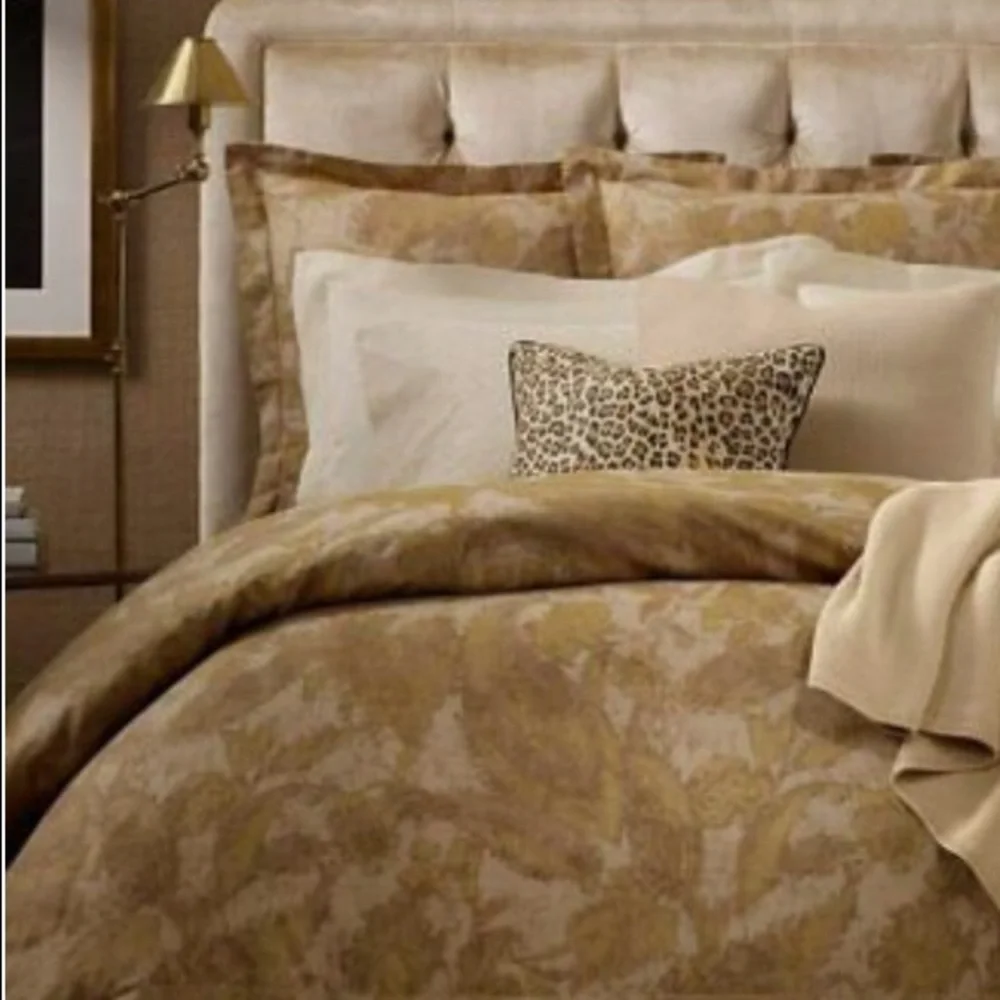 RALPH LAUREN   WESTON PARK ATTLEY GOLD DUVET COVER